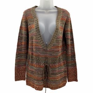 Art And Soul Brown Boho Sweater Size M
